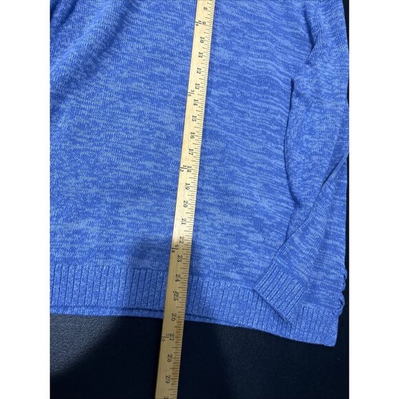 CJ Banks Sweater Size 14W Blue Snowman Penguin Christmas Holiday Festive Novelty - Picture 6 of 8